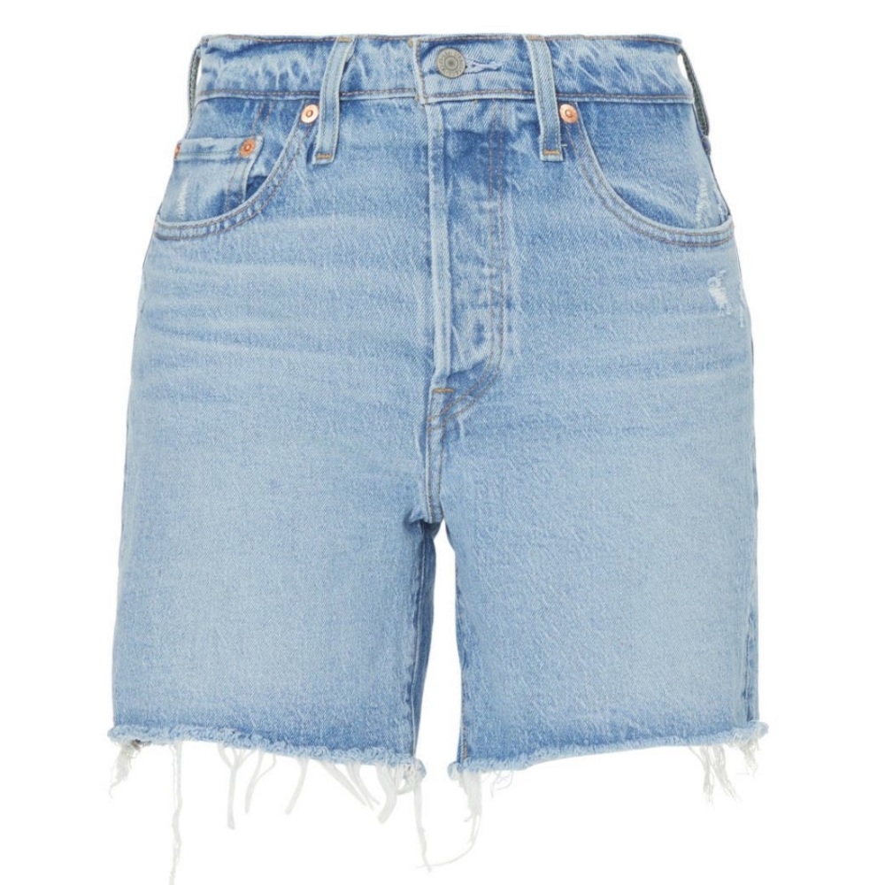 Levi's Light Blue Jean Shorts